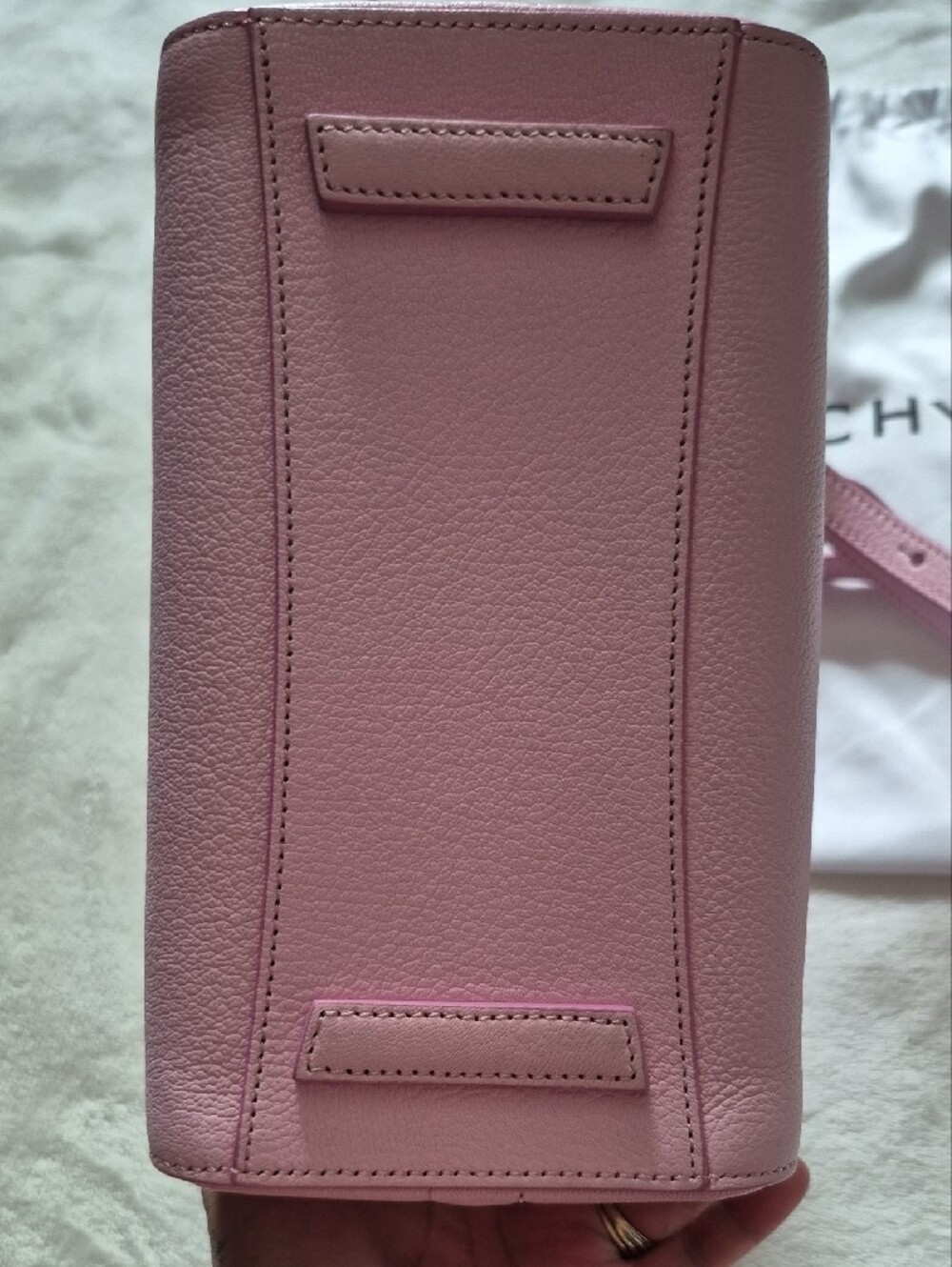 Givenchy Pink Pebbled Leather Mini Satchel - Picture 11 of 14